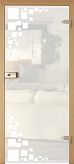 Drzwi szklane AMBER 4 (INVADO)